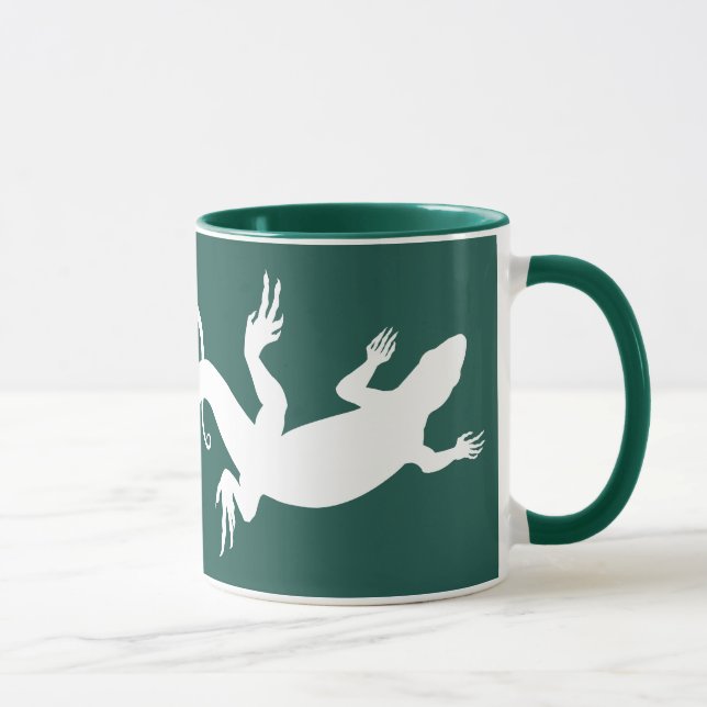 Lizard Art Coffee Cup Cool Reptile Lizard Mugs (Right)