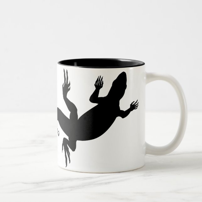 Lizard Art Coffee Cup Cool Reptile Lizard Mugs (Right)