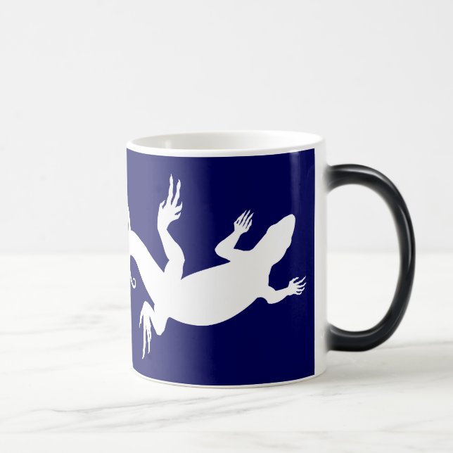 Lizard Art Coffee Cup Cool Reptile Lizard Mugs (Right)