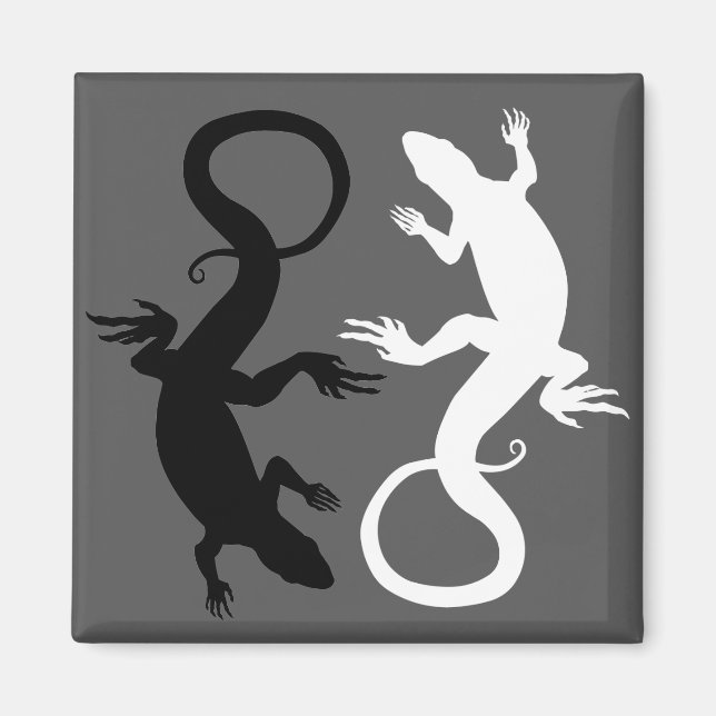 Lizard Art Fridge Magnet Reptile Magnets & GIfts (Front)