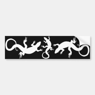 Lizard Art Gifts Lizard Bumper Sticker Reptile Art