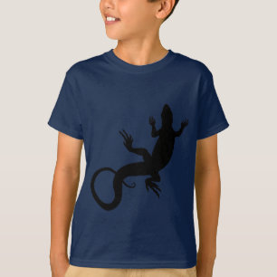 Lizard Art Girl's Jersey Reptile Baseball Jersey T-Shirt