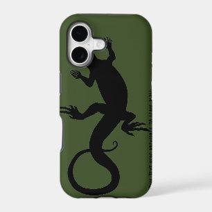 Lizard Art iPhone 5 Case Personalise Retro Reptile