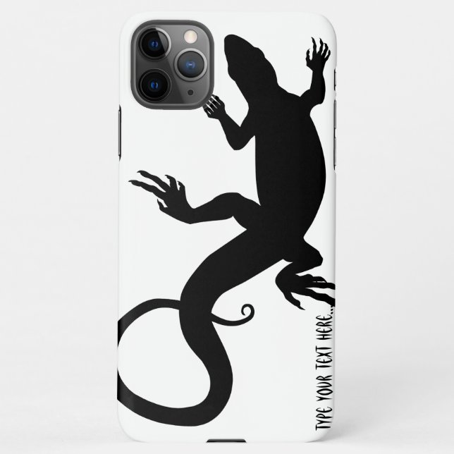 Lizard Art iPhone Cases Personalised Reptile Cases (Back)