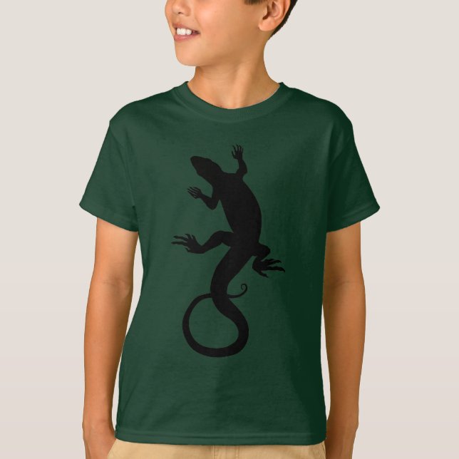 Lizard Art Kid's T-shirts & Reptile Shirts (Front)