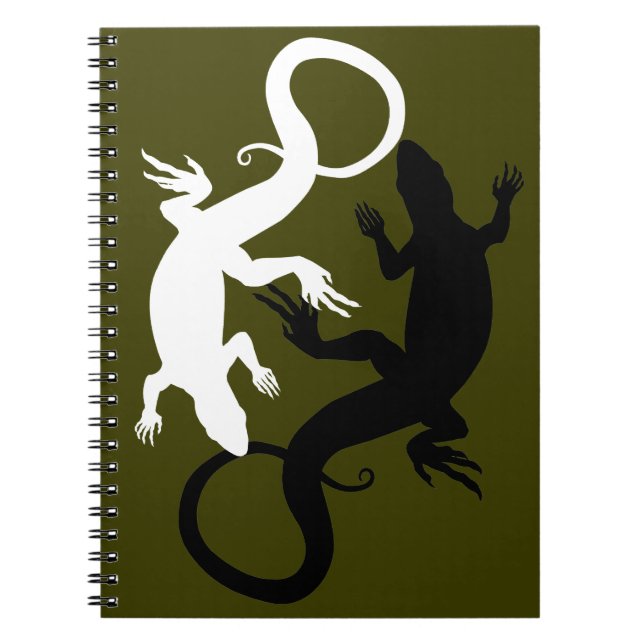 Lizard Art Notebook Reptile Art Journal Book (Front)