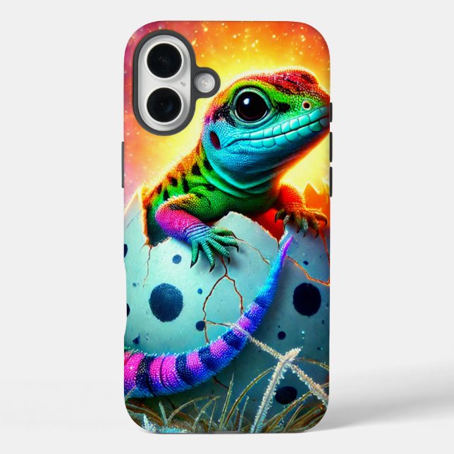 Lizard Art Phone Case (Back)
