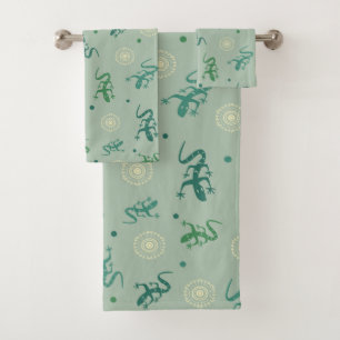 Lizard Bath Towel Set