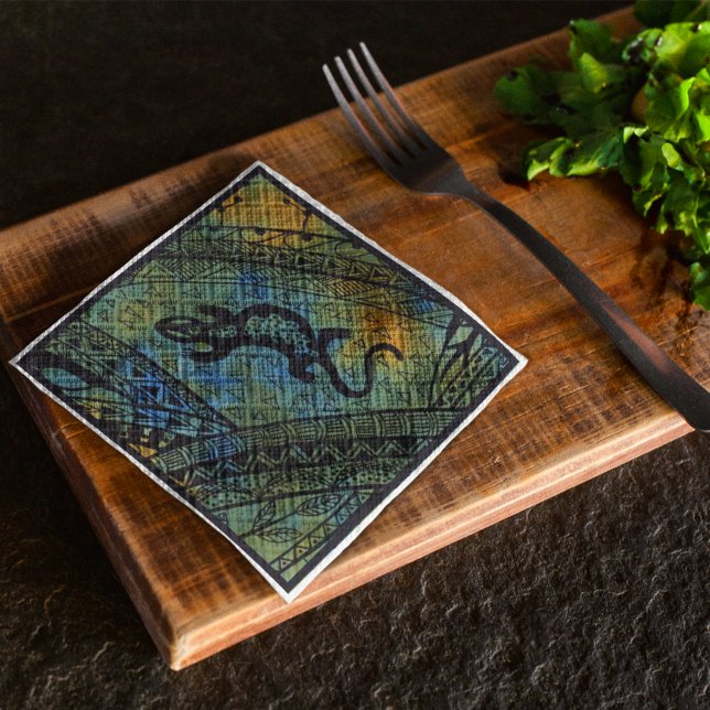 Lizard Batik Napkin (Creator Uploaded)