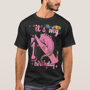 Lizard Birthday Girl Princess 1th Birthday Lizard T-Shirt
