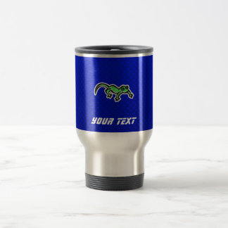 Lizard; Blue Travel Mug