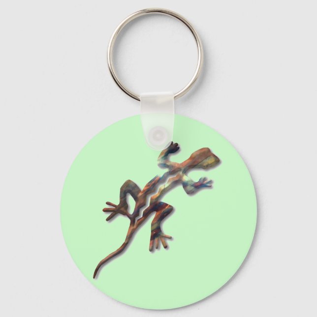 Lizard-copper Key Ring (Front)