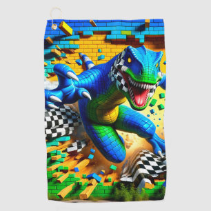 Lizard Dinosaur Golf Towel