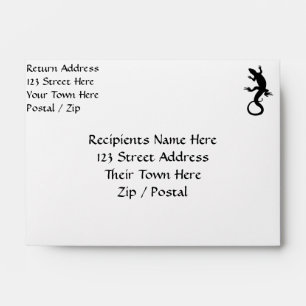 Lizard Envelopes Personalise Reptile Art Envelopes