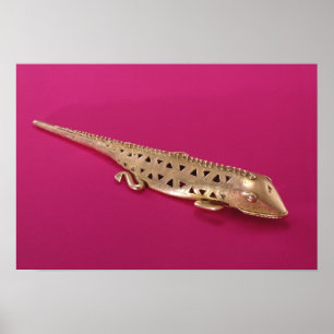 Lizard, from Colombia Poster