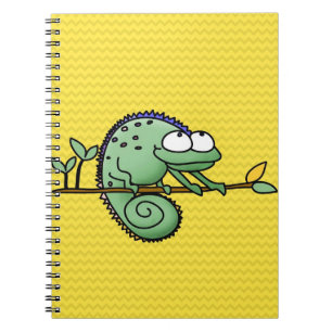 Lizard Funny Cartoon Illustration Notebook