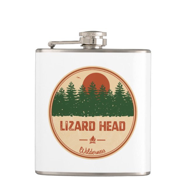 Lizard Head Wilderness Colorado Hip Flask (Front)