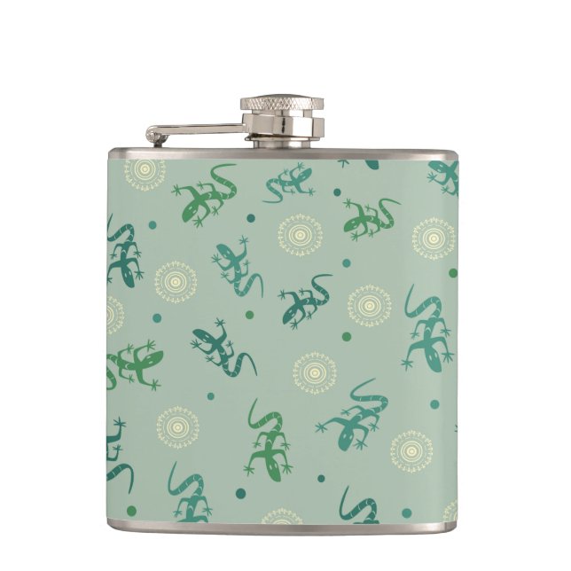 Lizard Hip Flask (Front)