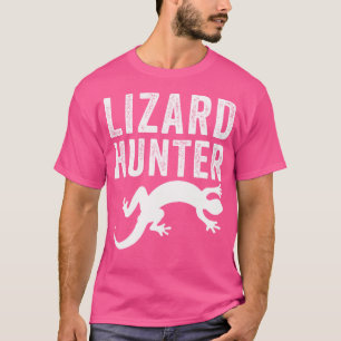 Lizard Hunter Funny Gecko Reptile Lover For Boys T-Shirt