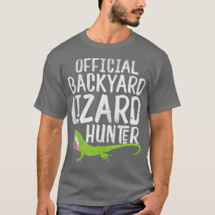 Lizard hunter gift for Reptile fans boy or man T-Shirt