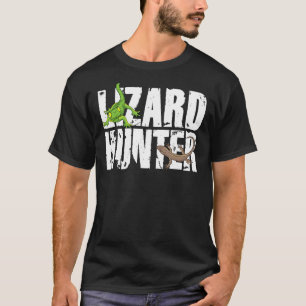 Lizard Hunter Lizzy Summoner Gecko Echsenfan Lizar T-Shirt