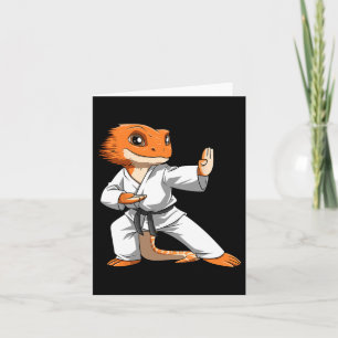 Lizard Karate Bearded Dragon Owners Bearded Dragon Card
