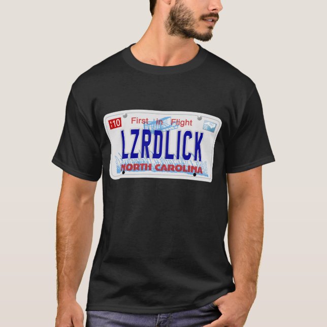 Lizard Lick - NC Plate T-Shirt (Front)