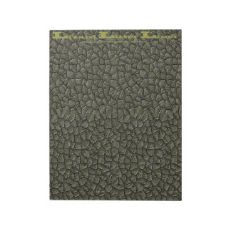 Lizard Litter Liner Green Scale Notepad