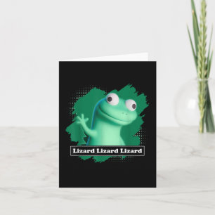 Lizard Lizard Lizard Elio Meme Funny Design T-shir Card