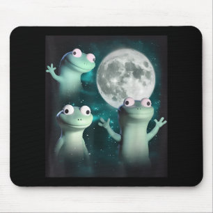 Lizard Lizard Lizard Funny Lizard Moon Trending Me Mouse Mat