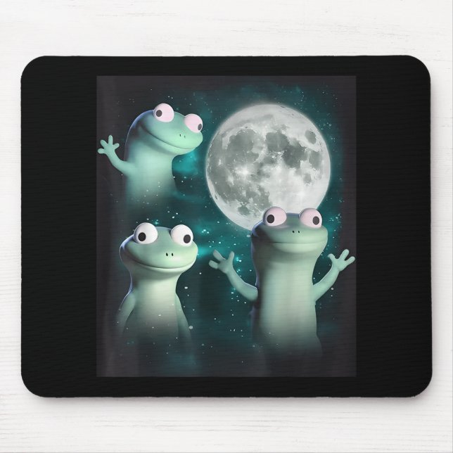 Lizard Lizard Lizard Funny Lizard Moon Trending Me Mouse Mat (Front)