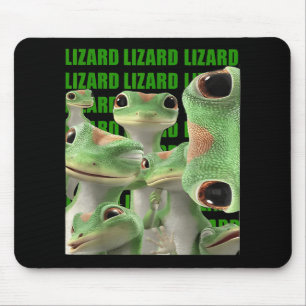 Lizard Lizard Lizard Funny Meme (2 Side) _1 Mouse Mat