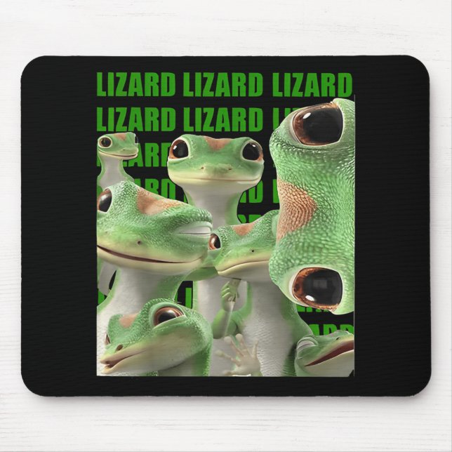 Lizard Lizard Lizard Funny Meme (2 Side) _1  Mouse Mat (Front)