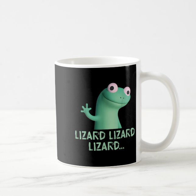 Lizard Lizard Lizard Funny Meme (2 Side)  Coffee Mug (Right)