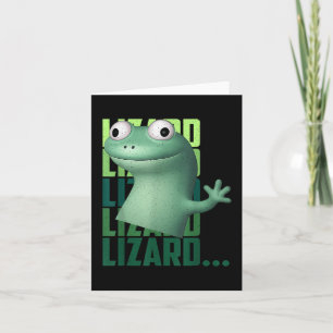 Lizard Lizard Lizard Funny Meme T-shirt_2.png Card