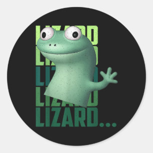 Lizard Lizard Lizard Funny Meme T-shirt_2.png Classic Round Sticker