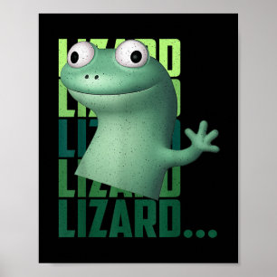 Lizard Lizard Lizard Funny Meme T-shirt_2.png Poster
