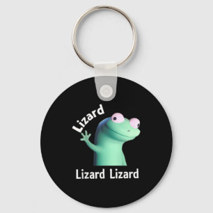 Lizard Lizard Lizard Funny Meme T-shirt.png Key Ring