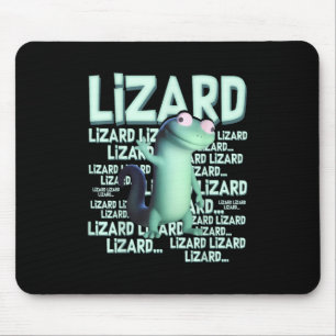 Lizard Lizard Lizard Funny Weirdcore Meme Viral Tr Mouse Mat