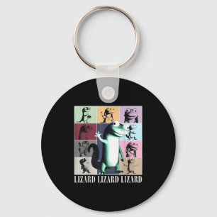 Lizard Lizard Lizard Meme Vintage Funny Key Ring