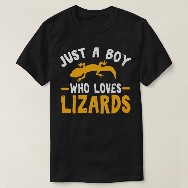 Lizard Lizard Lover T-Shirt (Design Front)