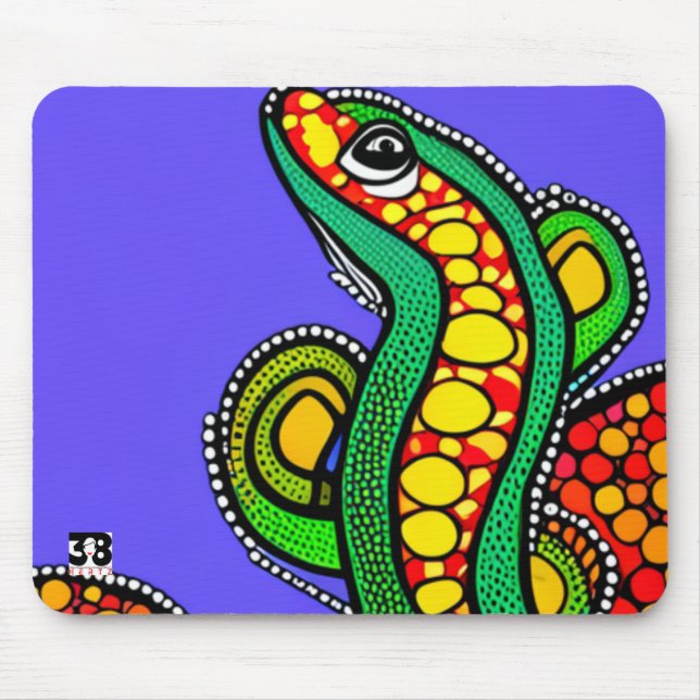Lizard Love Mouse Mat (Front)
