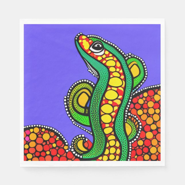 Lizard Love Napkin (Front)