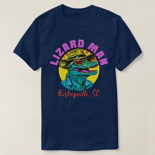 Lizard Man Laid Back T-Shirt (Design Front)