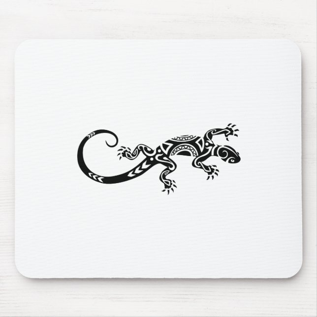 lizard Maori tattoo Mouse Mat (Front)
