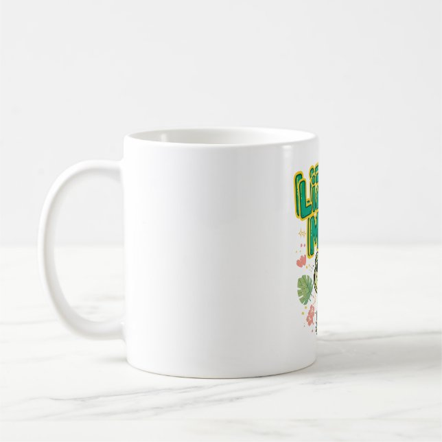 Lizard Mum Cute Gecko Coffee Mug (Left)