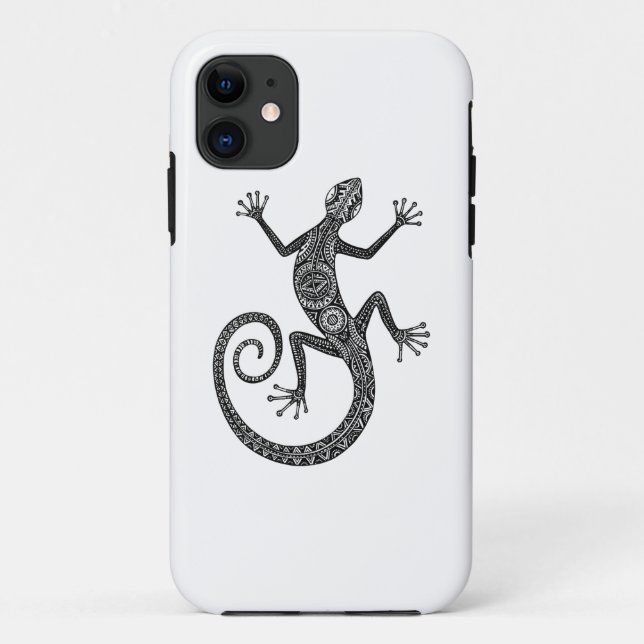 Lizard Or Salamander Doodle Case-Mate iPhone Case (Back)