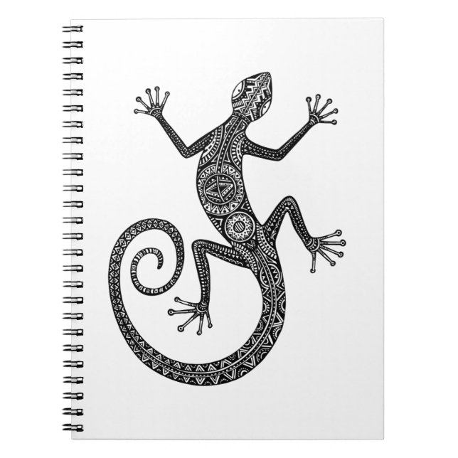 Lizard Or Salamander Doodle Notebook (Front)
