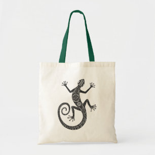Lizard Or Salamander Doodle Tote Bag