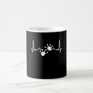 Lizard Paw Heartbeat Reptile and Gecko Gift Coffee Mug